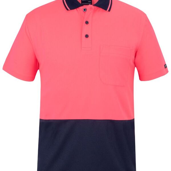 JB's wear 6HVNC Men's JB's Hi Vis Non Cuff Traditional Polo 6HVNC Hi Vis Non Cuff Traditional 6HVNC Men's JB's Hi Vis Non Cuff Traditional Polo Thumbnail