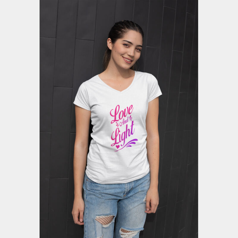 Love and Light V Neck Thumbnail